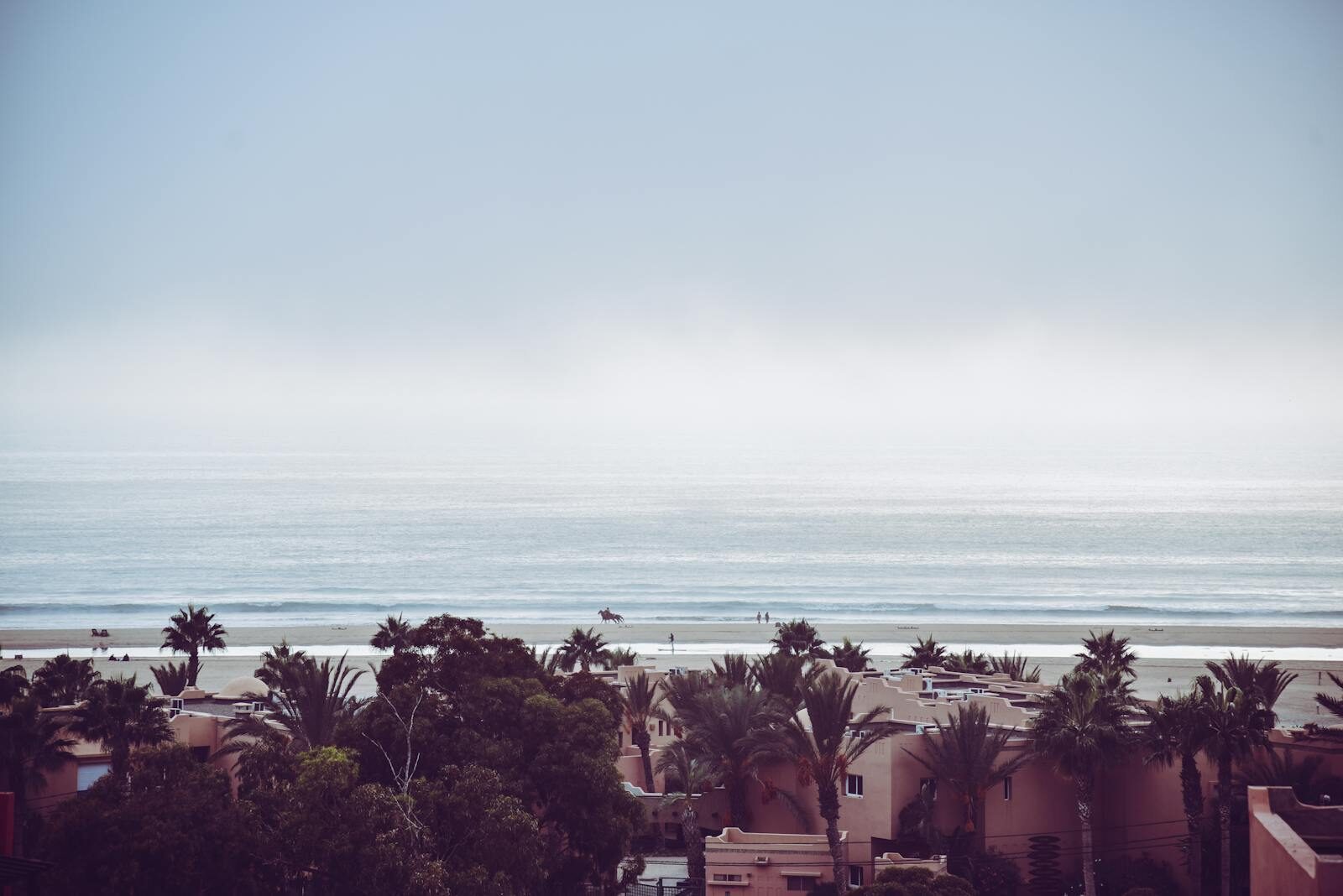 Tamraght beach break wider sandy lineup, Morocco surf coast